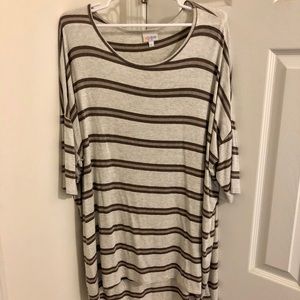 Brown Striped Irma- Slouchy and perfect for Fall